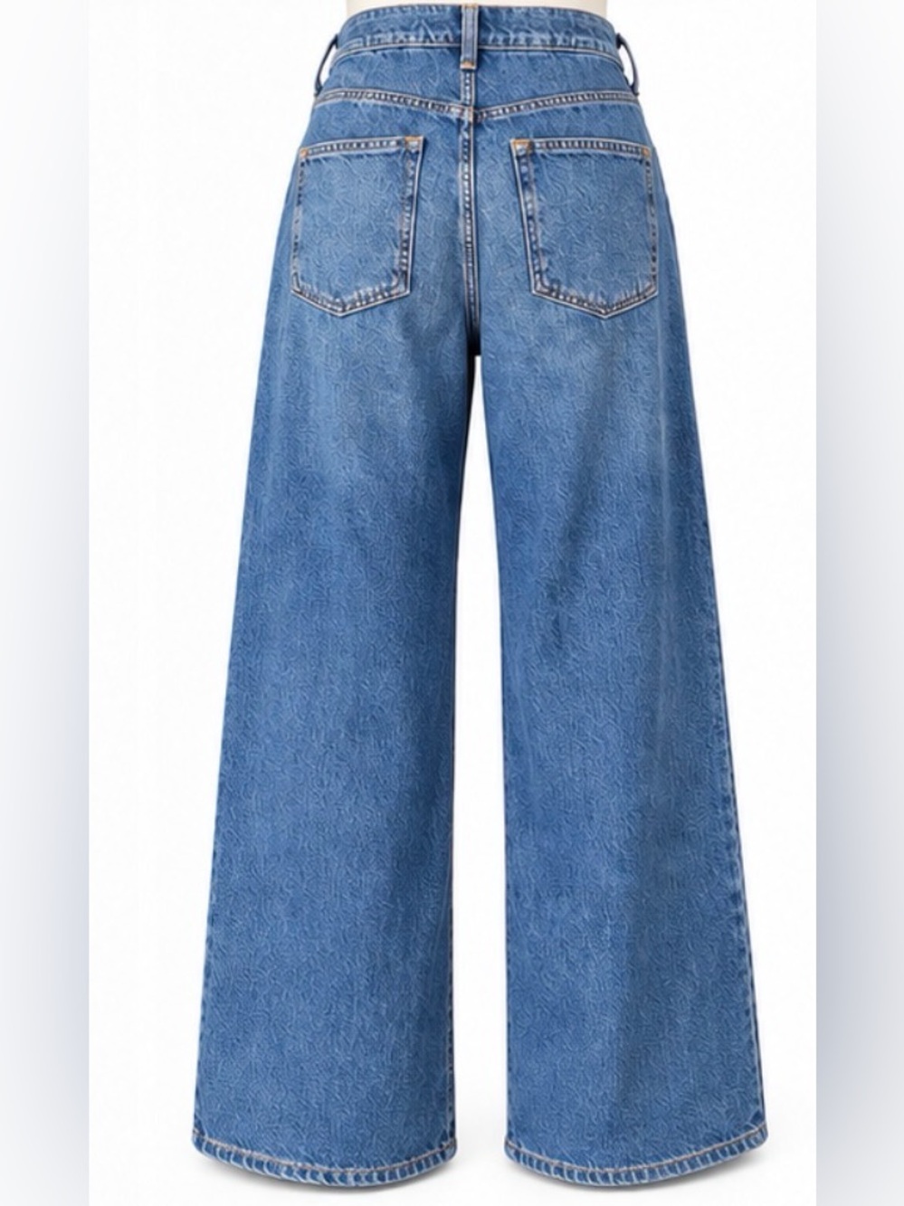 Pilcro Anthropologie High Rise Wide Leg Jeans Size 28 Lightweight Denim - Picture 2 of 5